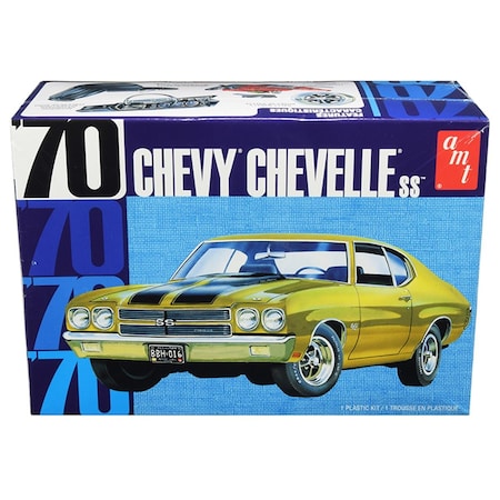 Amt Skill 2 Model Kit 1970 Chevrolet Chevelle SS 1 by 25 Scale Model AMT1143M